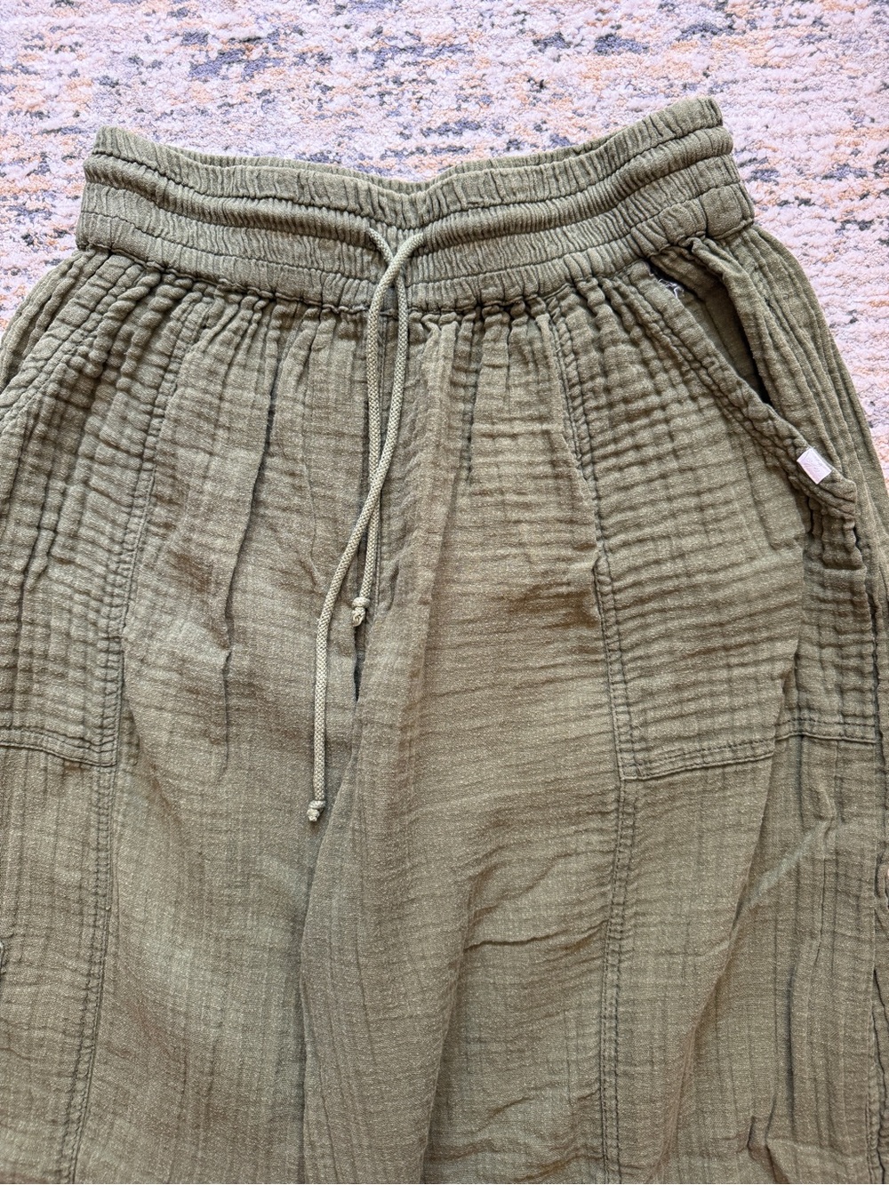 OUT FROM UNDER Cabot
Utility Lounge Pants, size S, khaki - Picture 2 of 7